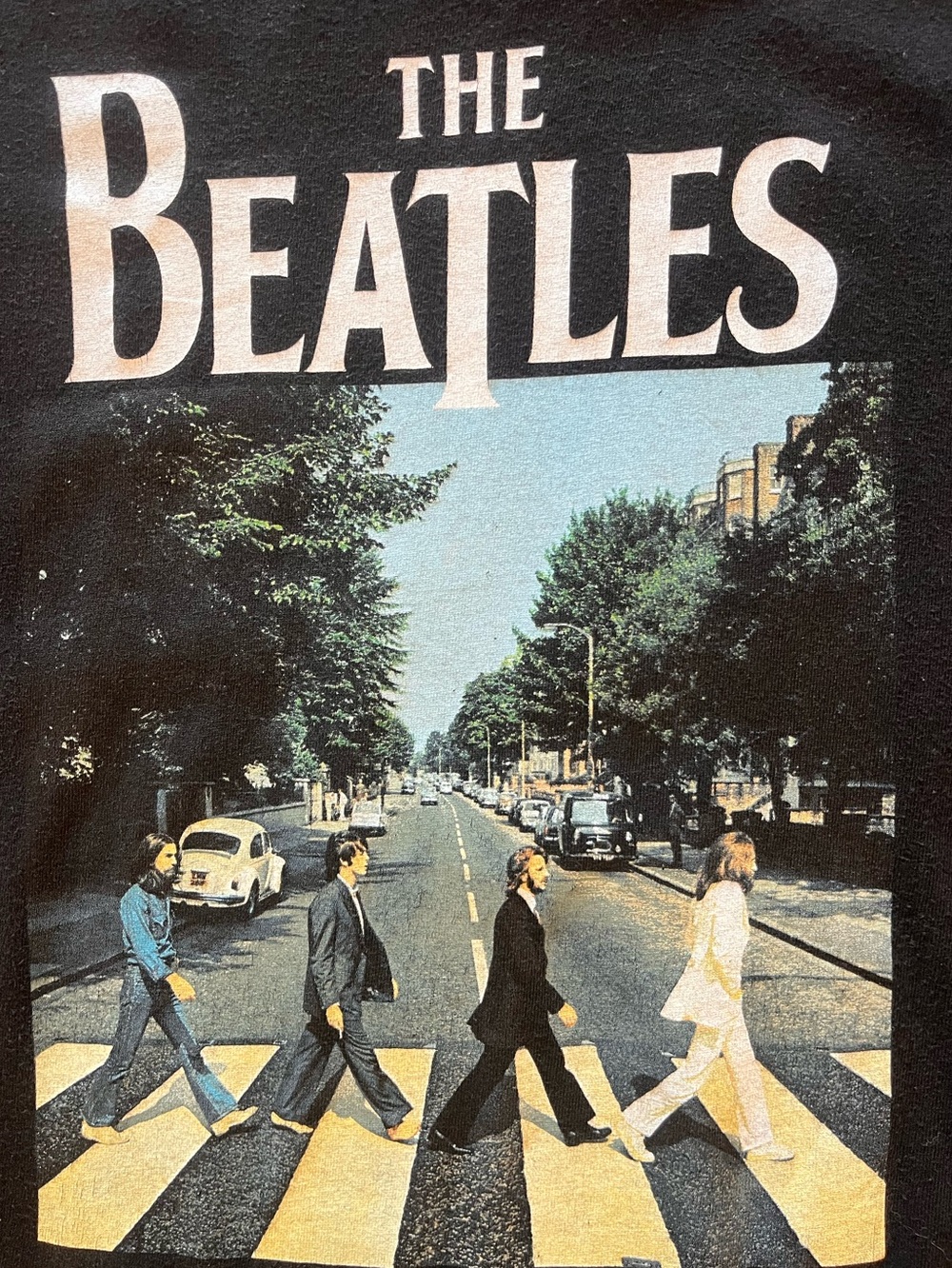 Apple The Beatles Logo Tee - Black and White